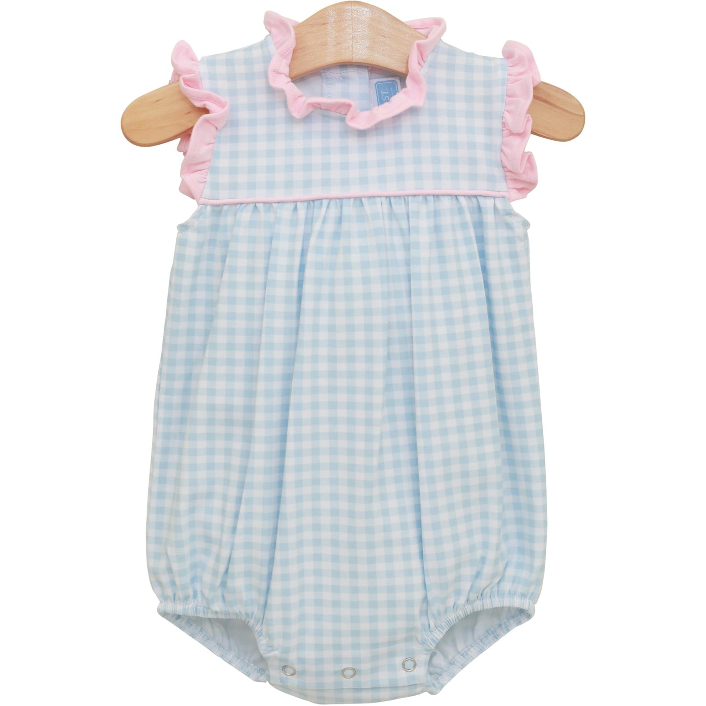 Meredith Bubble- Light Blue Gingham