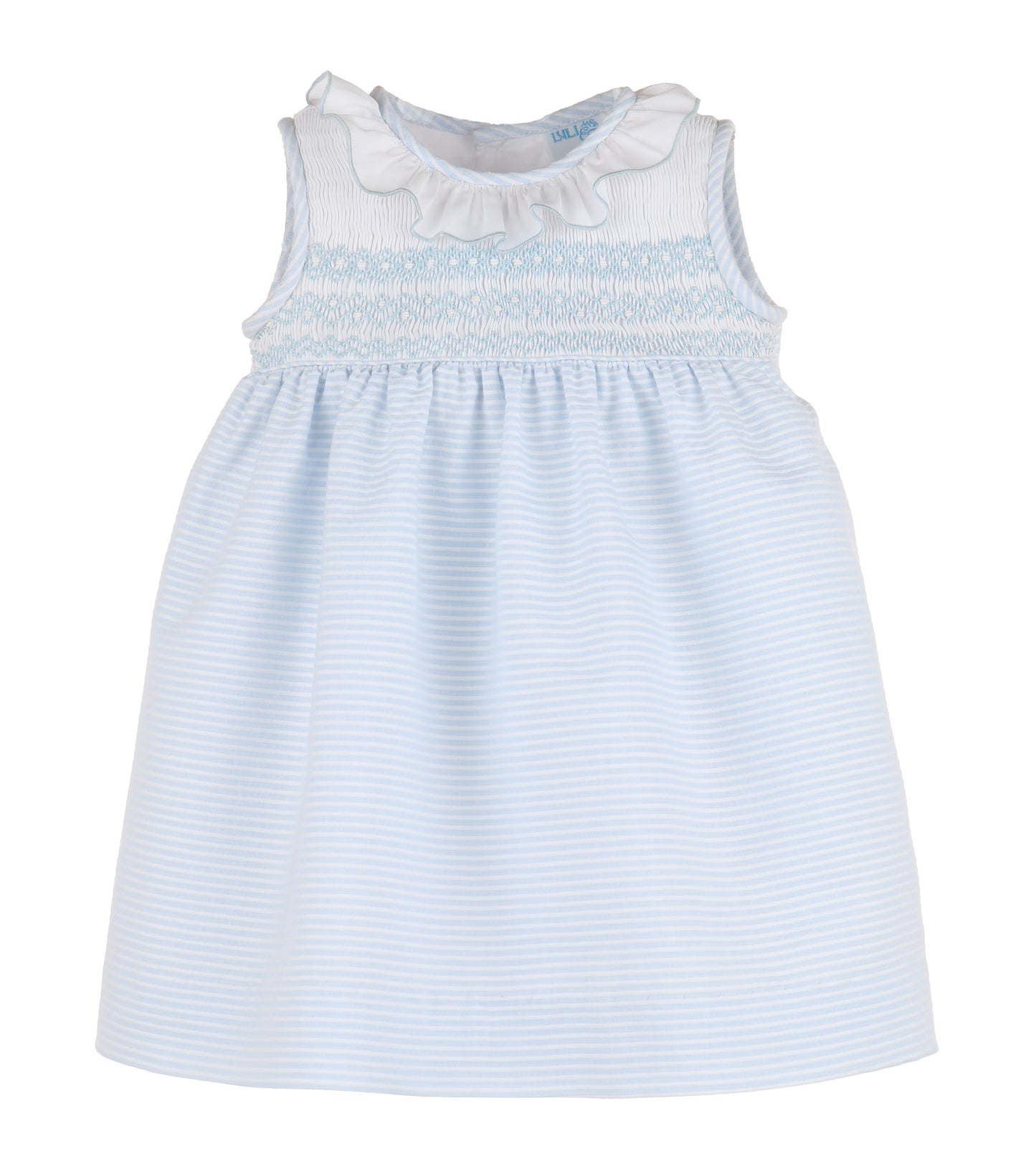 Combo Stripes Smocked Dress