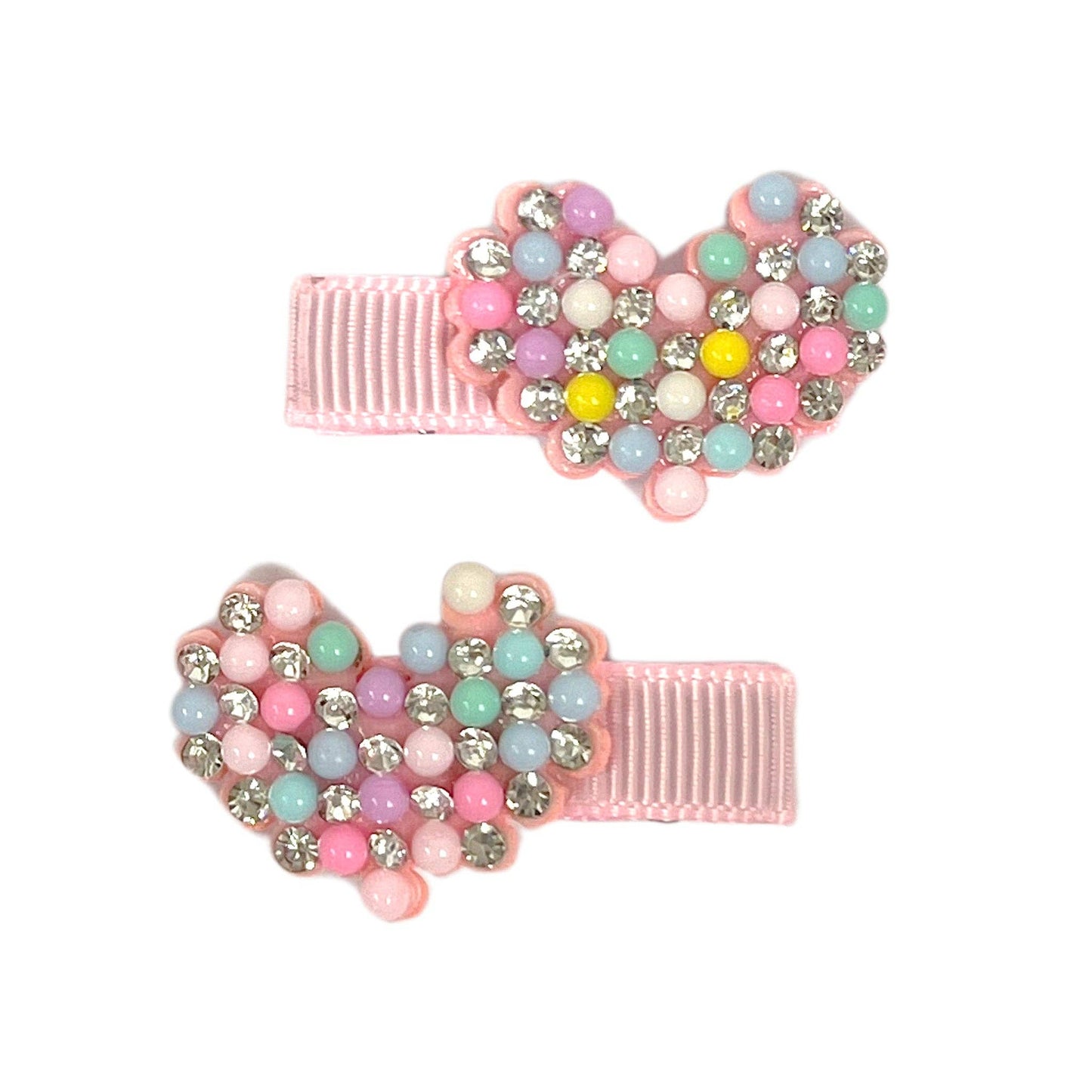 Pearl Rhinestone Hair Clips | Pack Of 6