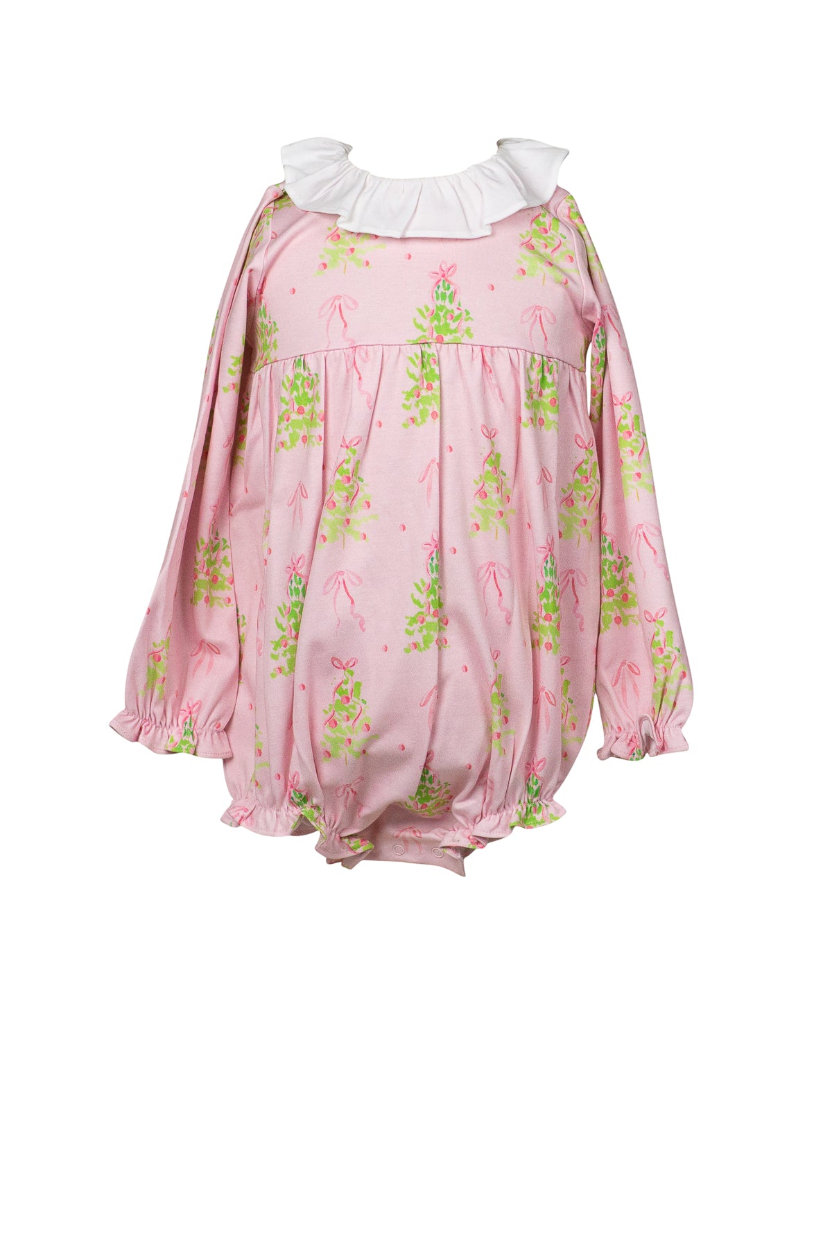 Pink Tinsel Long Sleeve Bubble