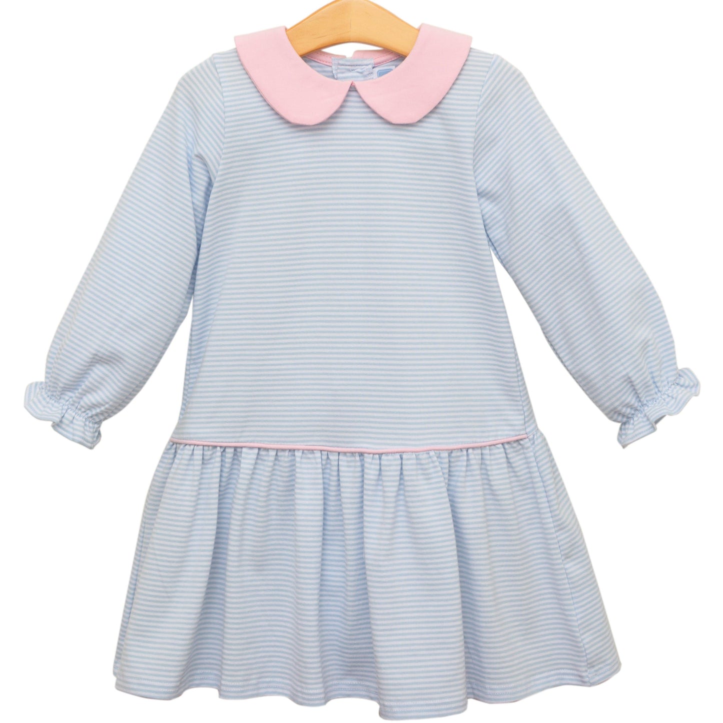Katherine Light Blue Stripe Dress