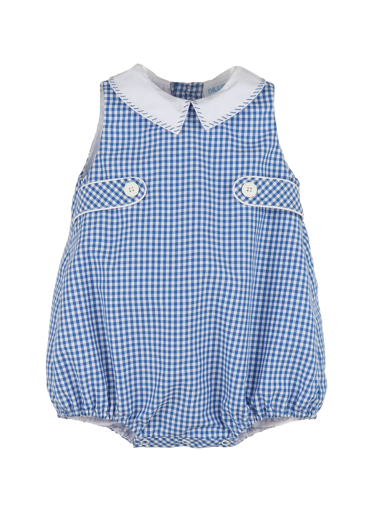 Check Tabs Boy Bubble- Navy