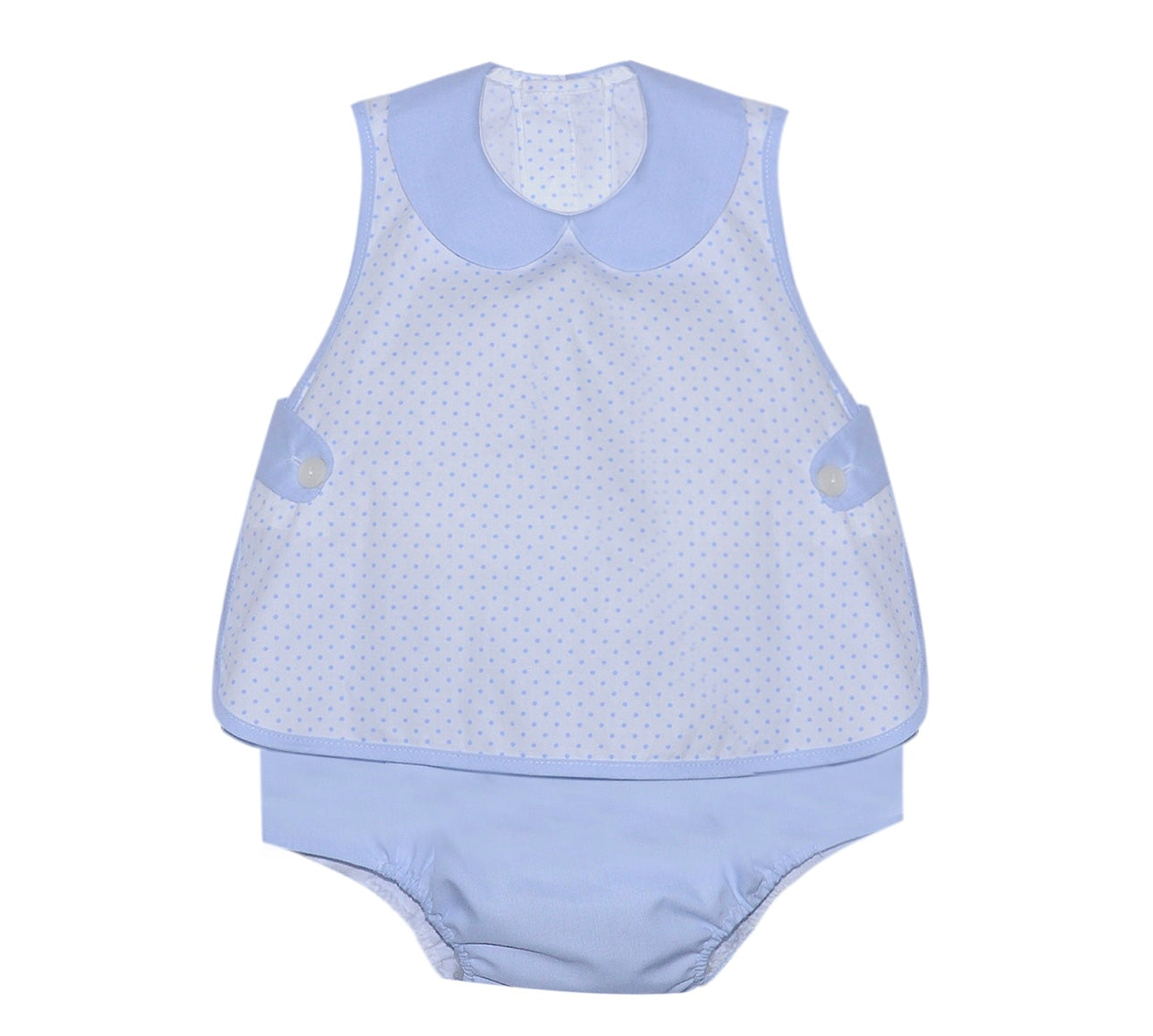 Blue Sarah Bloomer Set