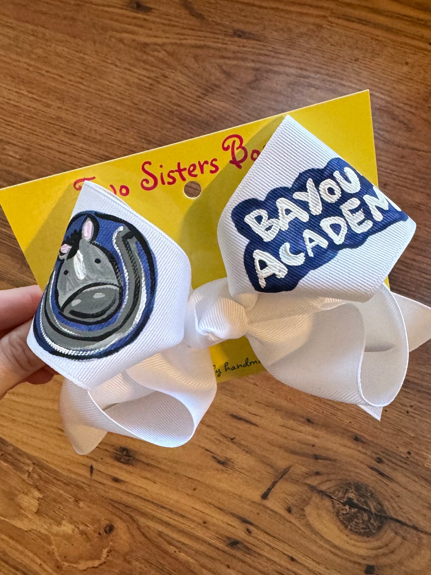 Two Sisters-Bayou Colts Large Bow