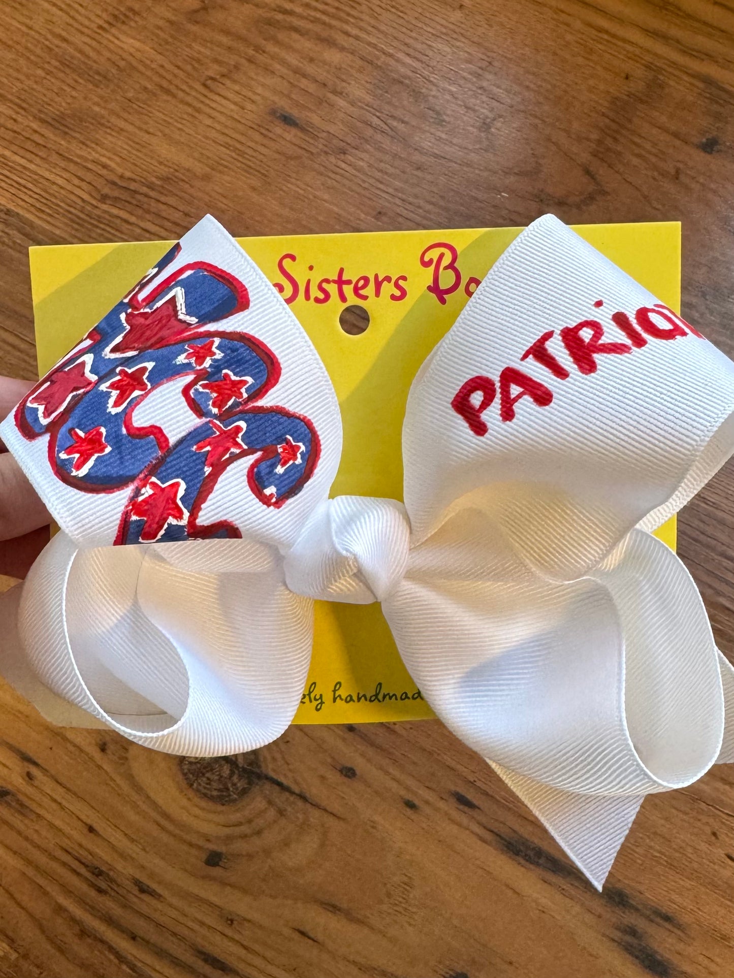 Two Sisters- White Hayes Cooper Large Bow