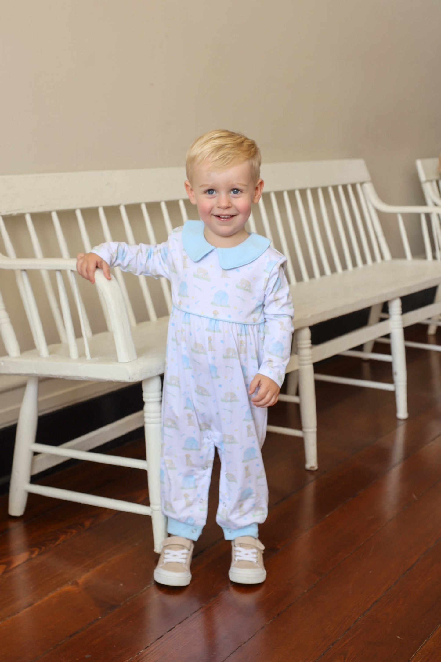 Puppy Pals Boy Romper