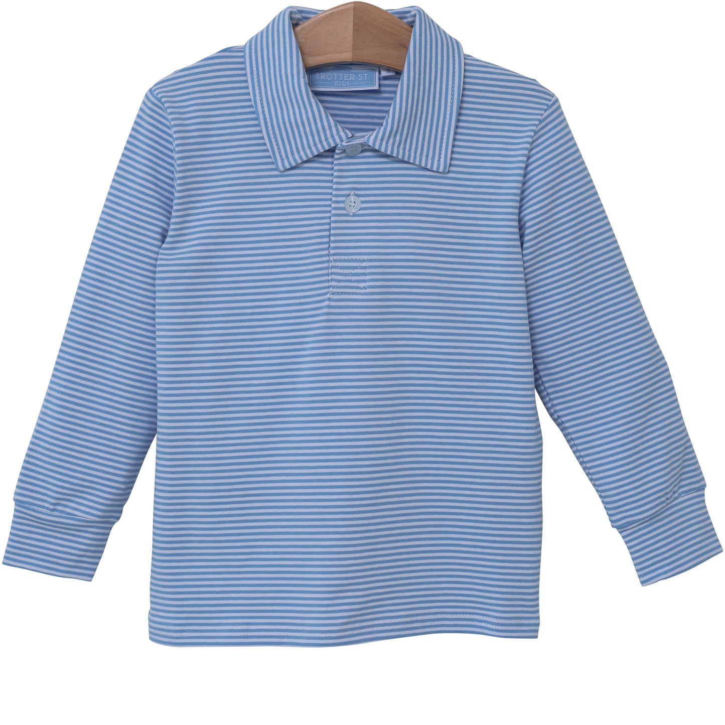 Jackson Polo- Cornflower Stripe