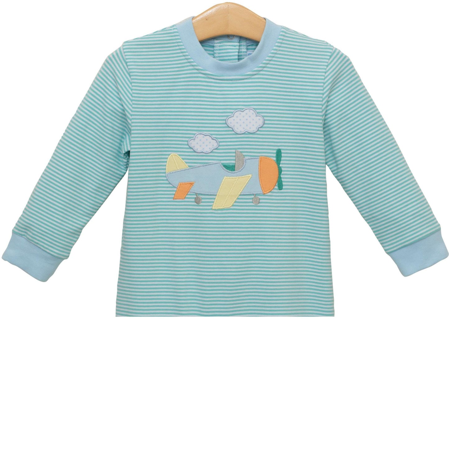 Boys Applique Airplane Shirt