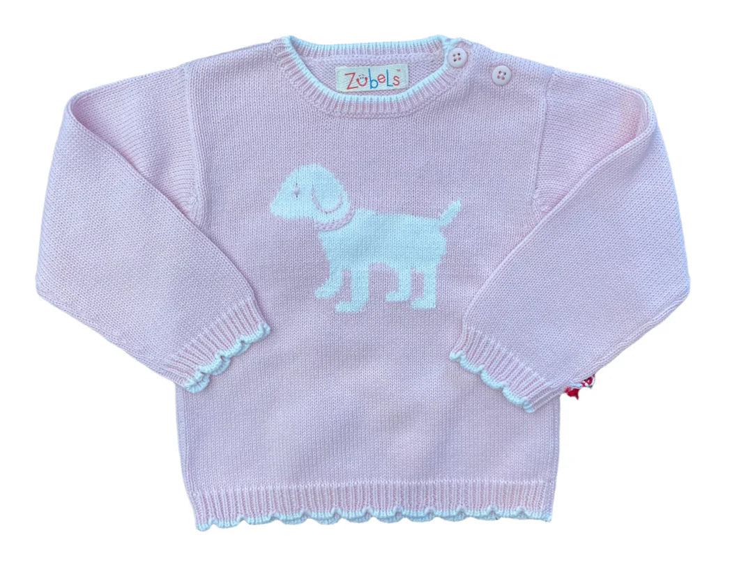 Girls Dog Sweater