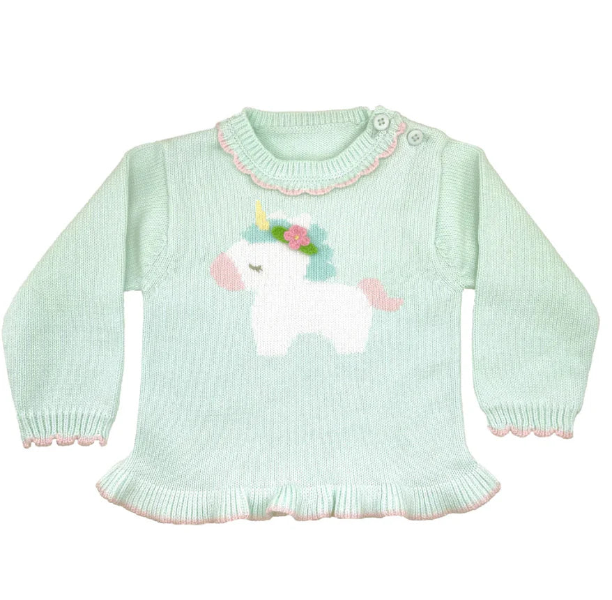 Unicorn Ruffle Sweater