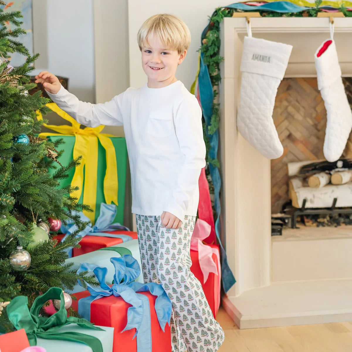 Beckett Boys Lounge Pants- Under the Christmas Tree