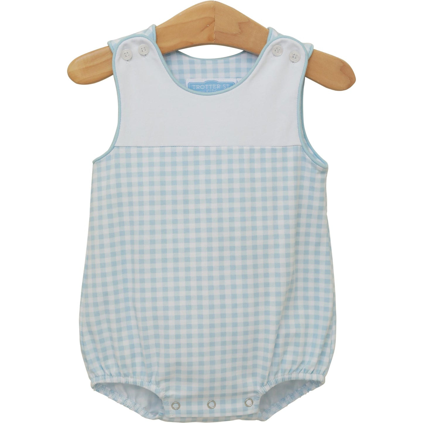 Madden Bubble- Light Blue Gingham