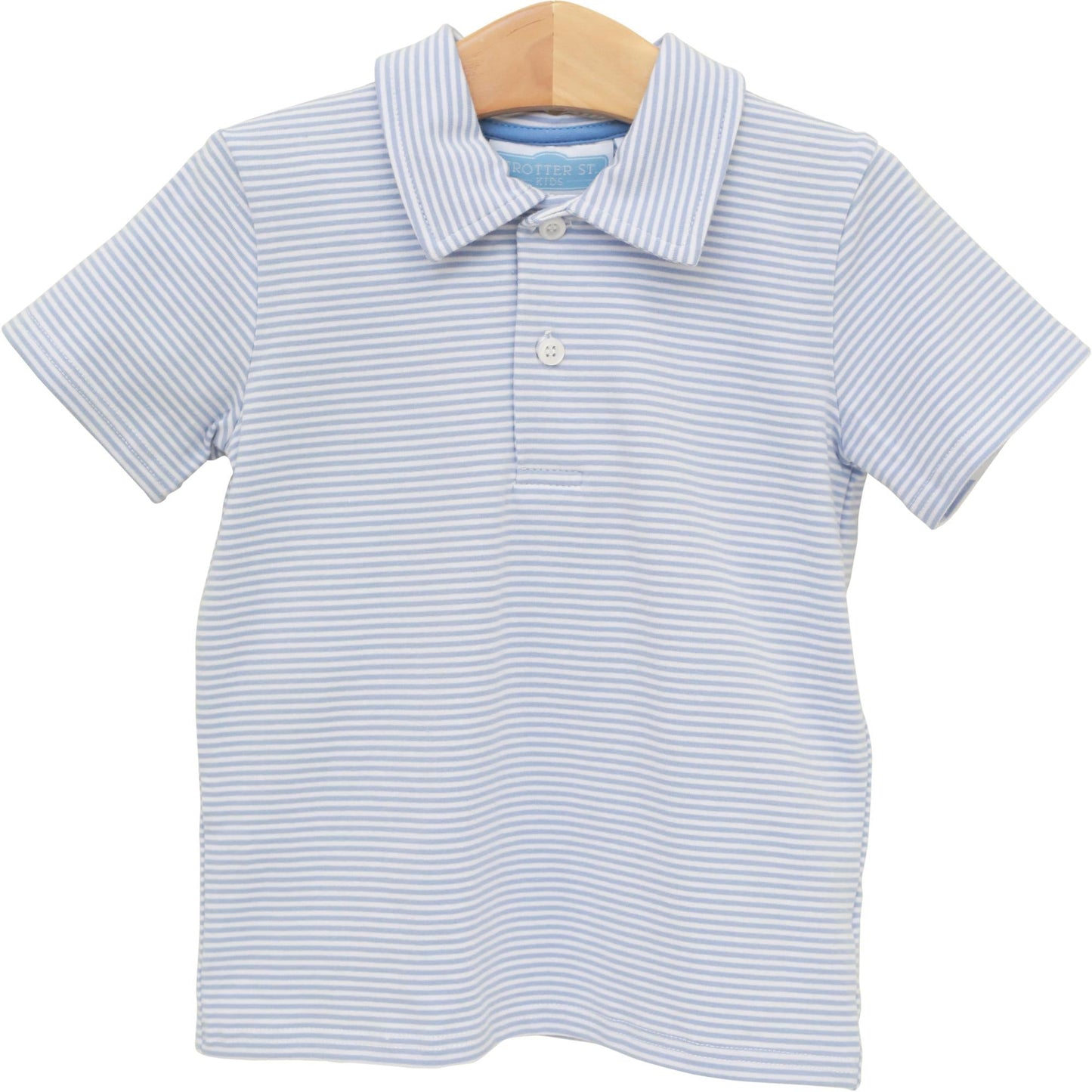 Henry Polo- Dusty Blue Stripe