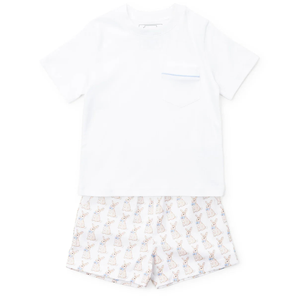 Hudson Boy Short Set- Easter Bunny