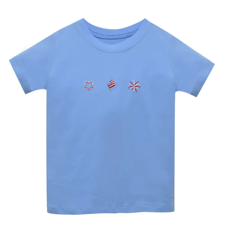 Houston Shirt- Red, White and Blue