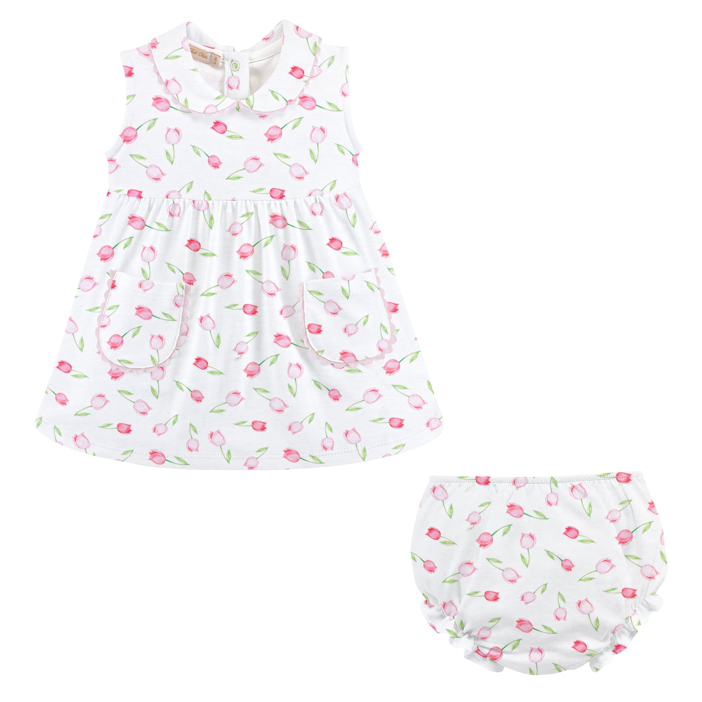 Baby Tulips Dress w/Pockets