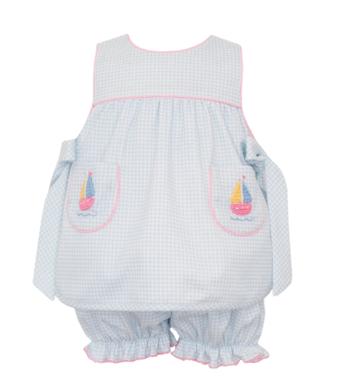 Girls Sailboat Bloomer Set