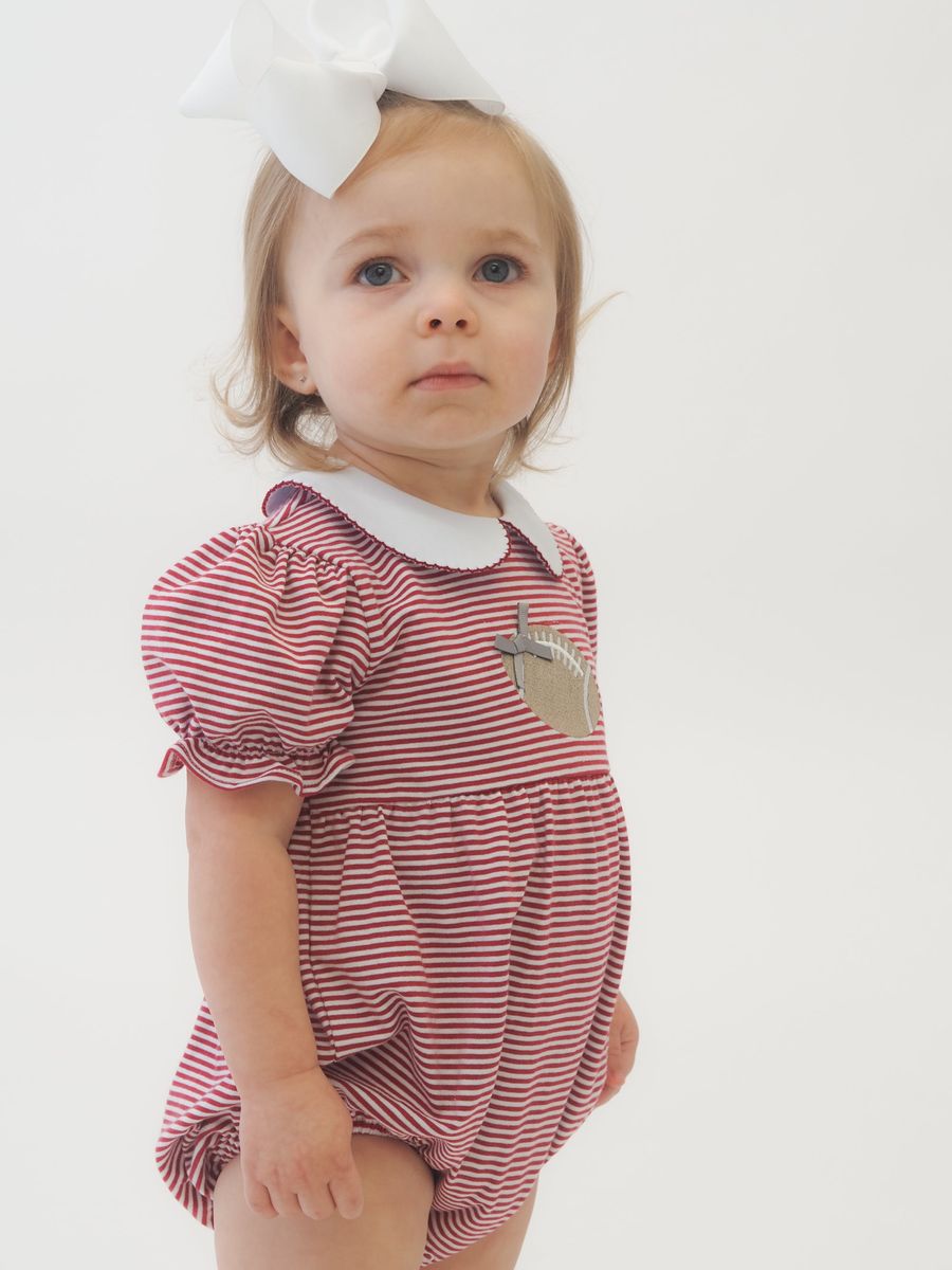 *PRE-ORDER* Maroon Stripe Knit Tailgate Bubble