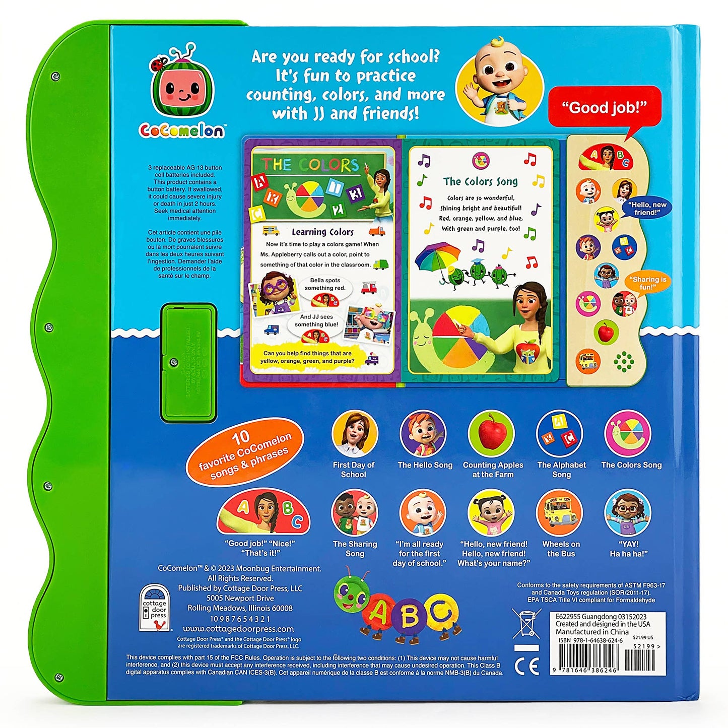 CoComelon JJ Goes to School Interactive Sound Book