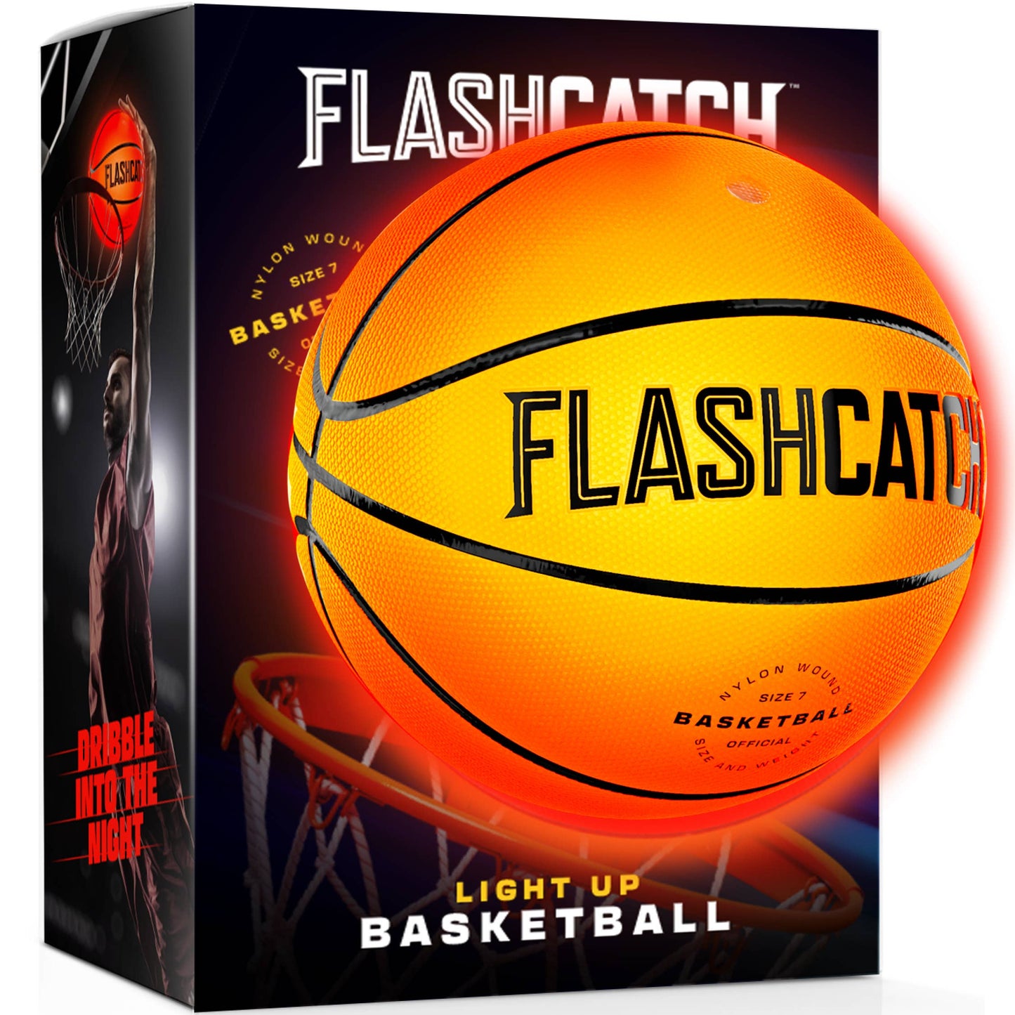 *PRE-ORDER* Light Up Basketball - Glow in the Dark Basket Ball - NO 7