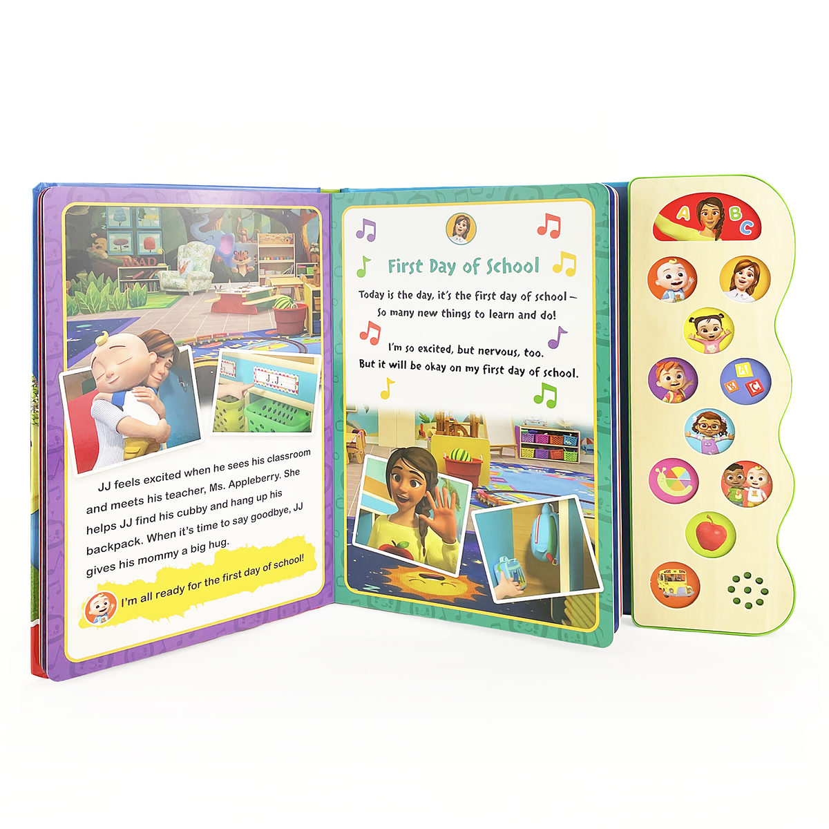 CoComelon JJ Goes to School Interactive Sound Book