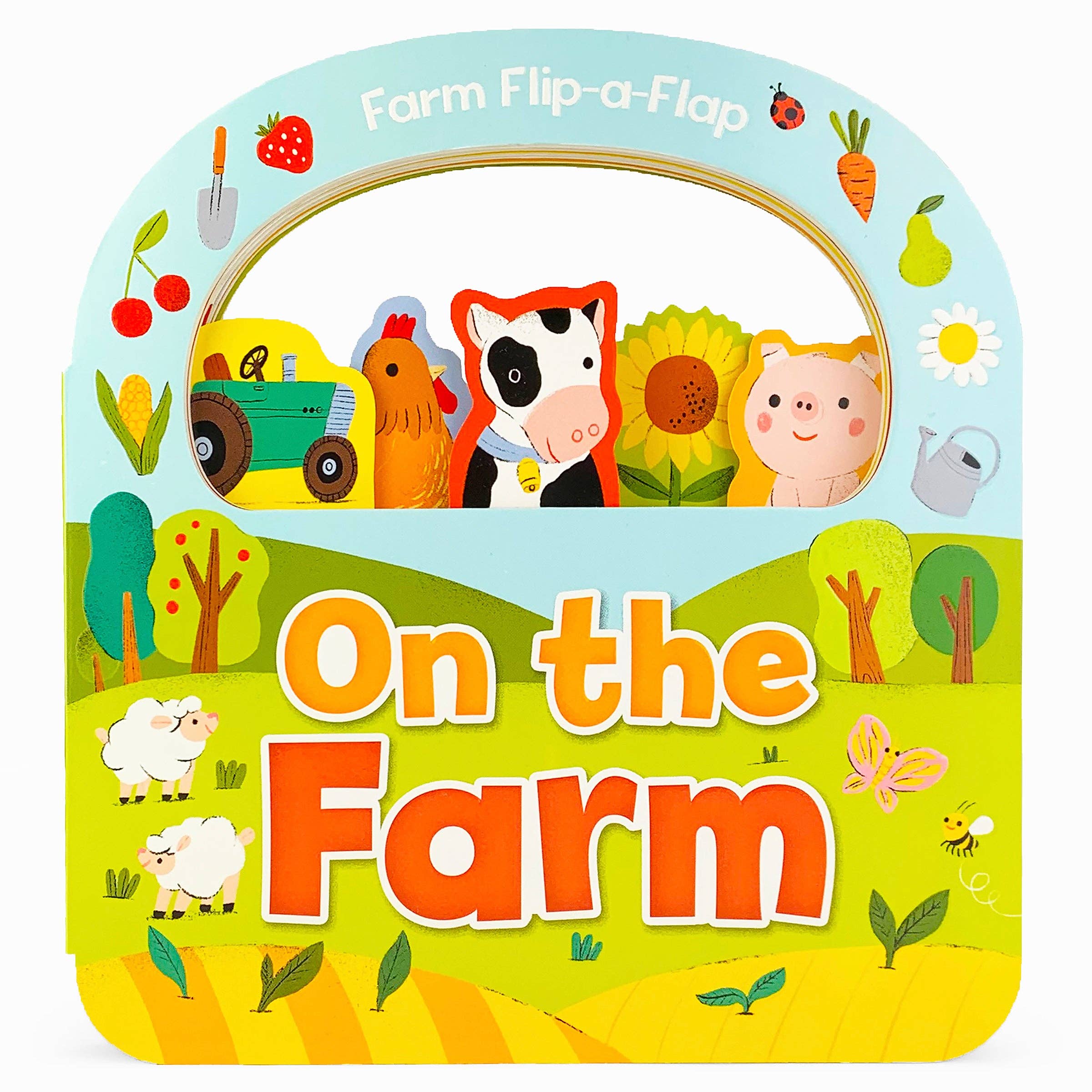 Farm Flip Exploding On the Farm: Farm Flip-a-Flap Novelty Board Book with Handle – Lullaby Lane