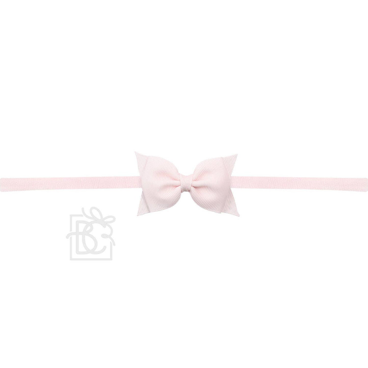 1/4" PANTYHOSE HEADBAND W/ 2.5" FLAT SOPHIA BOW