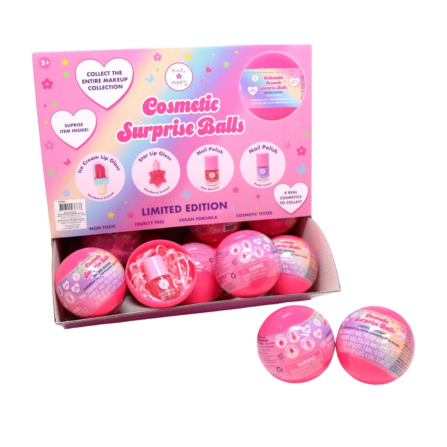 Pink Poppy Cosmetic Surprise Balls | Pack of 32