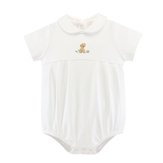 Puppy Embroidered Bubble