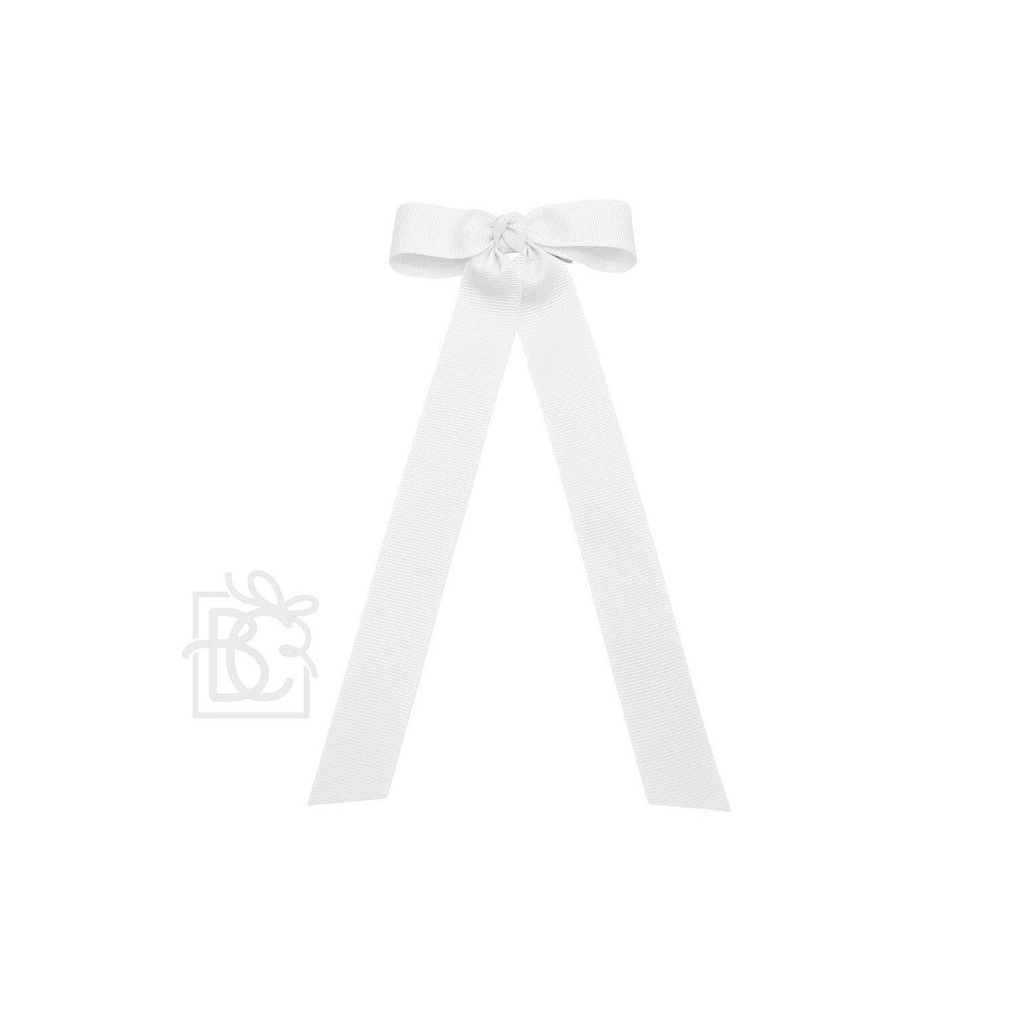 FLAT BOW W/ 7" STREAMERS ON ALLIGATOR CLIP