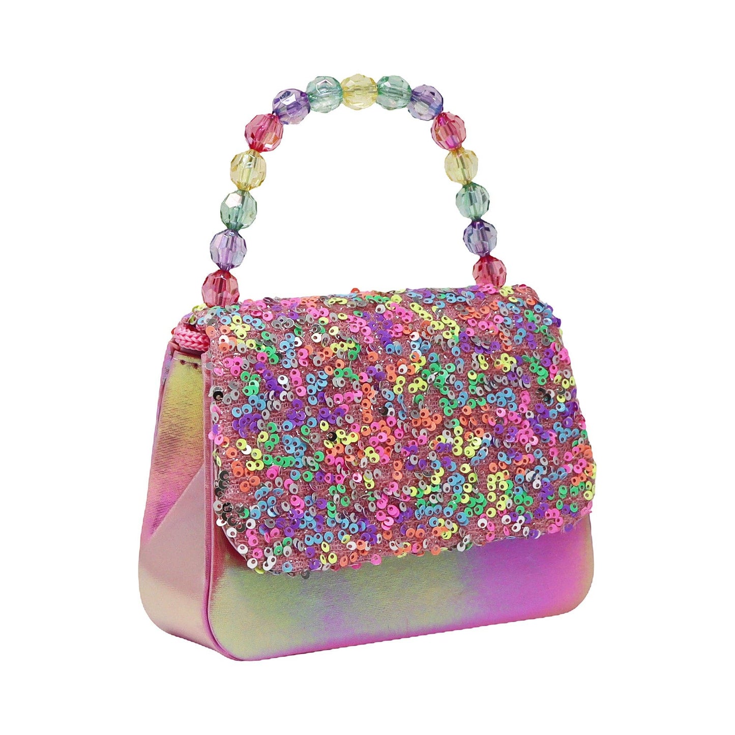 Pink & Purple Glitter Handbag | Pack of 2