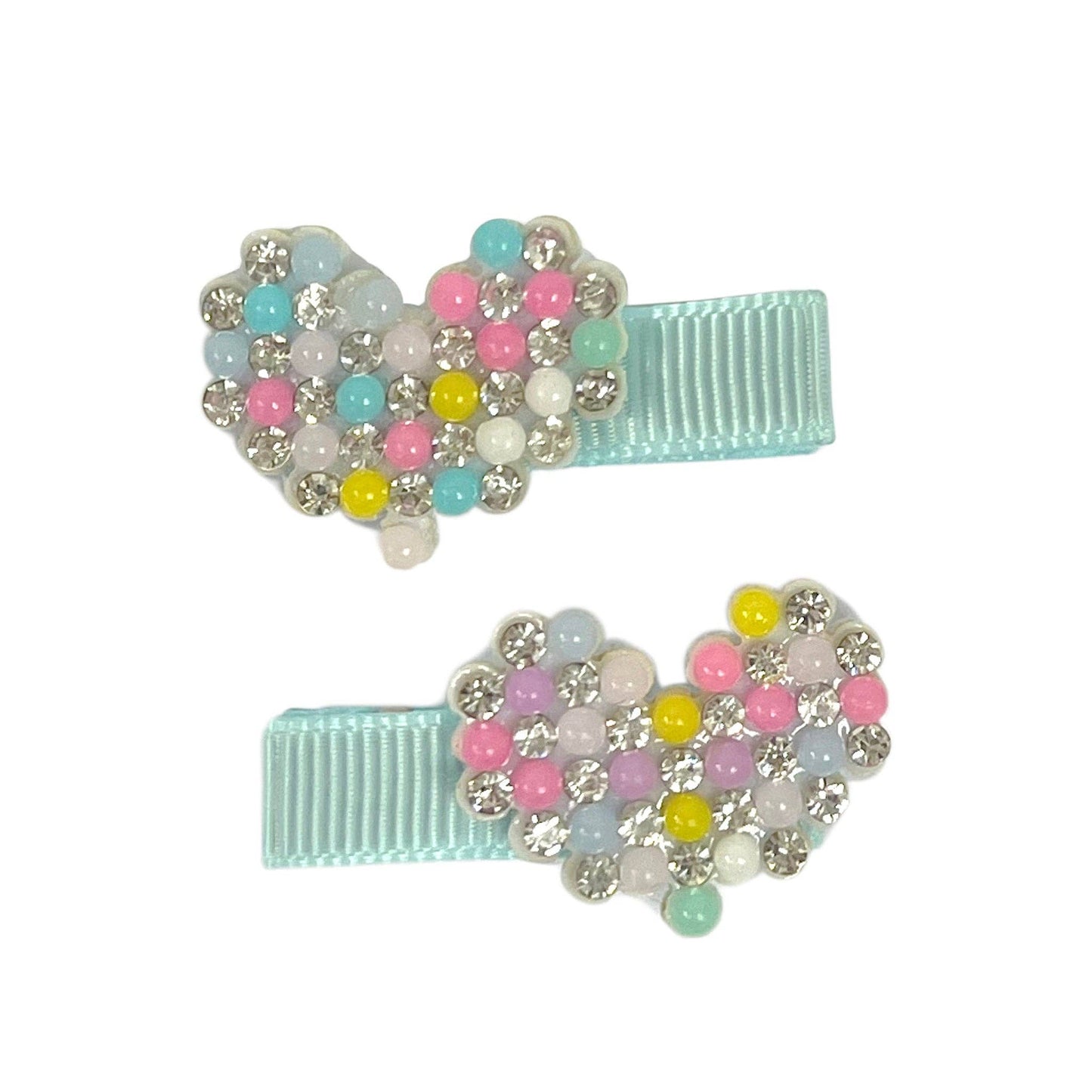 Pearl Rhinestone Hair Clips | Pack Of  6