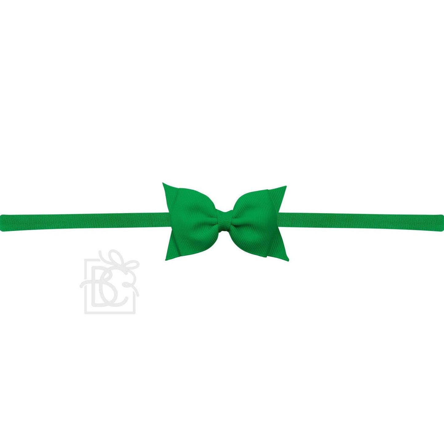 1/4" PANTYHOSE HEADBAND W/ 2.5" FLAT SOPHIA BOW