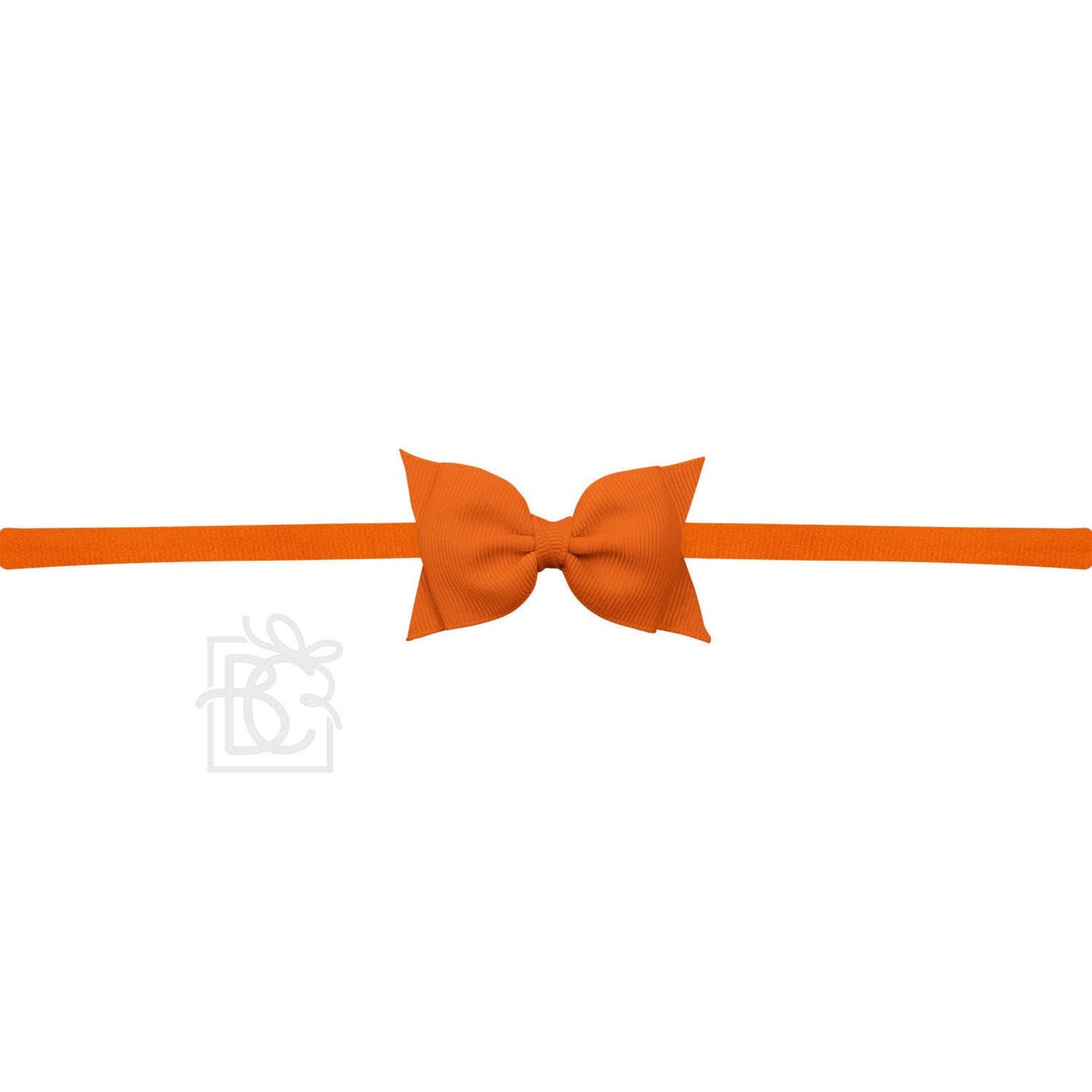 1/4" PANTYHOSE HEADBAND W/ 2.5" FLAT SOPHIA BOW