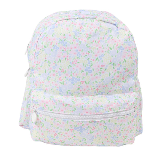 Floral Nylon Backpack- Full Size