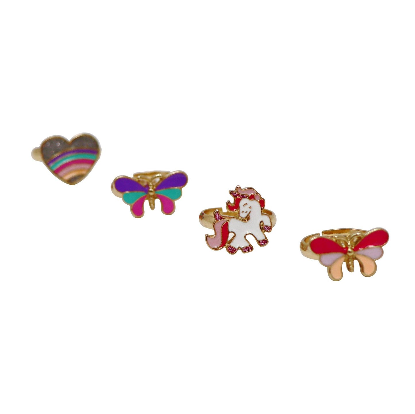 Rainbow Fantasy Sparkle Rings | Pack of 24