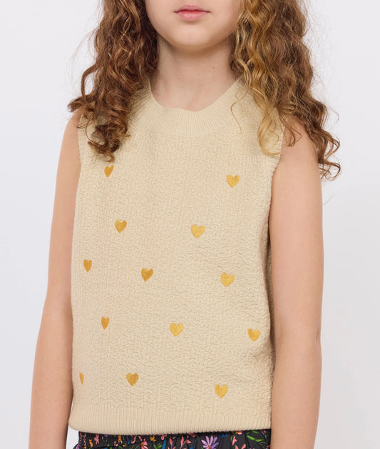 Heart Eyes Embroidered Sweater