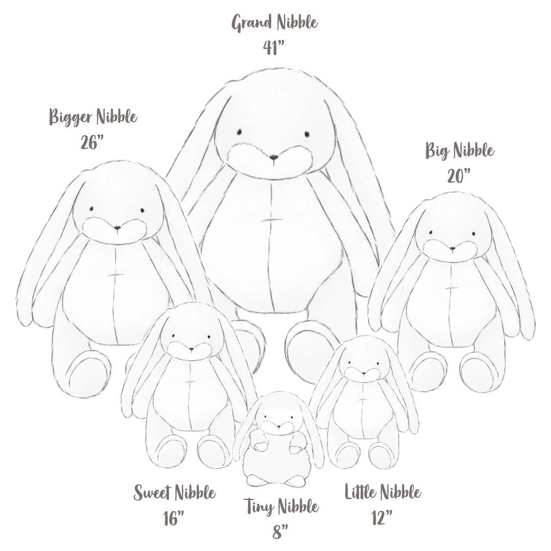 Sweet 16" Nibble Bunny – Pink