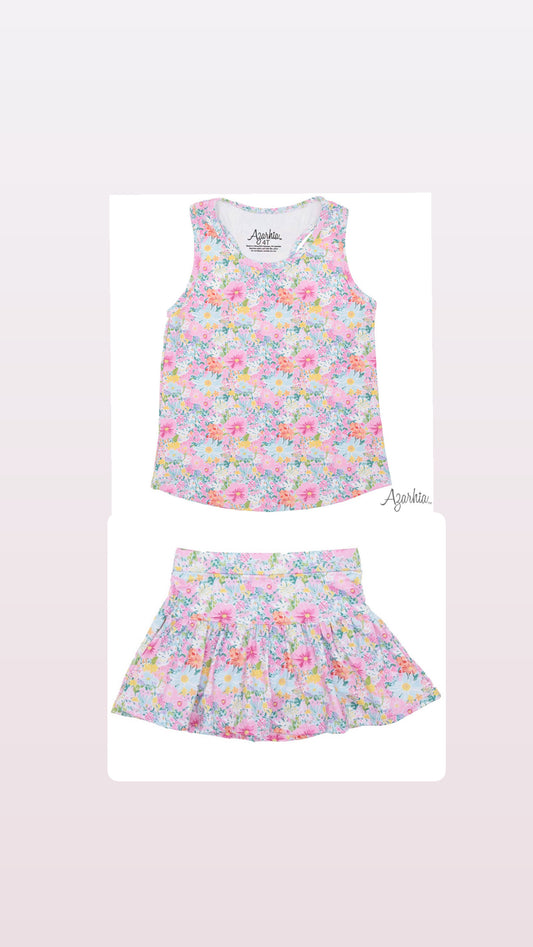 Petal Pop Athletic Skort Set