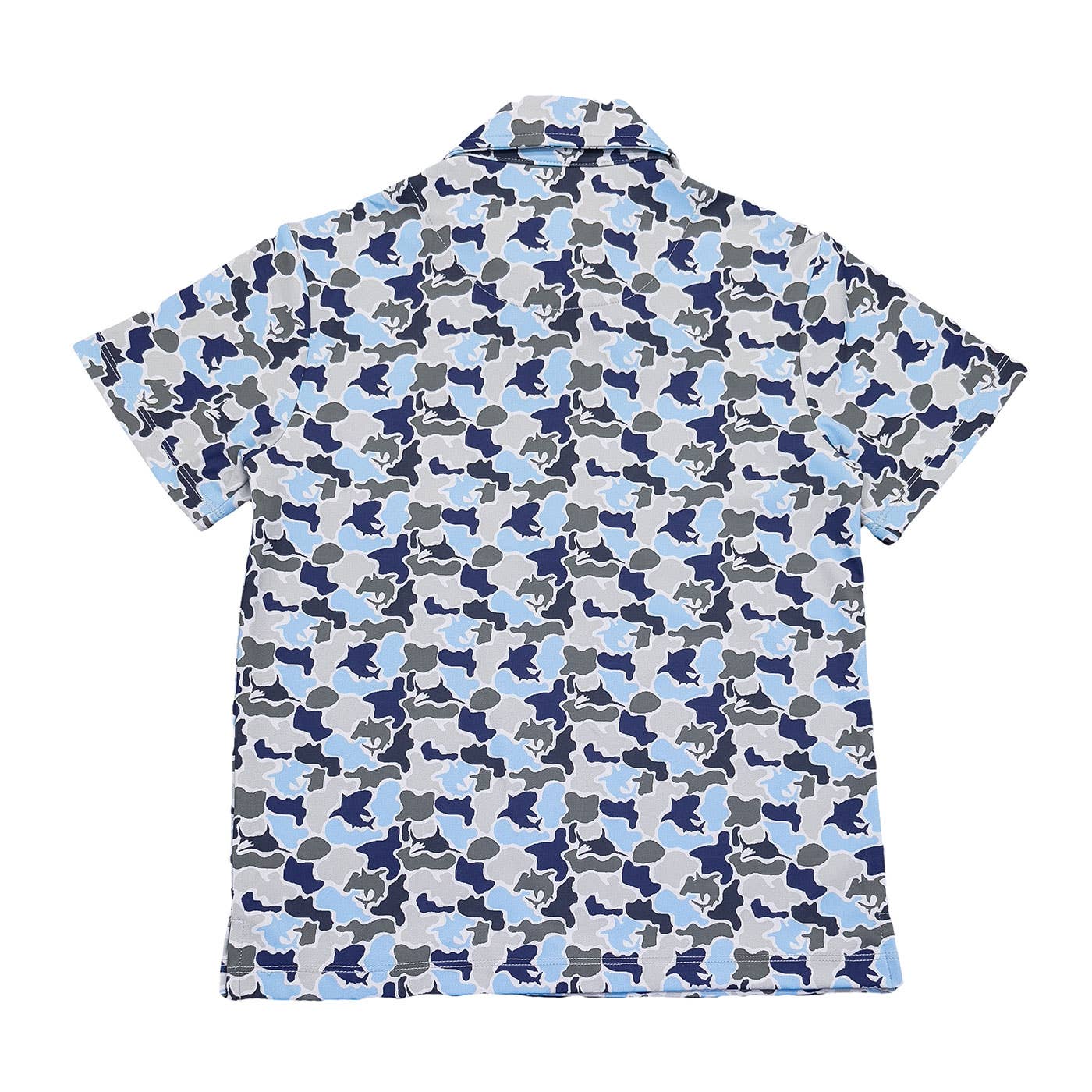 Inshore Boys Performance SS Polo Camo