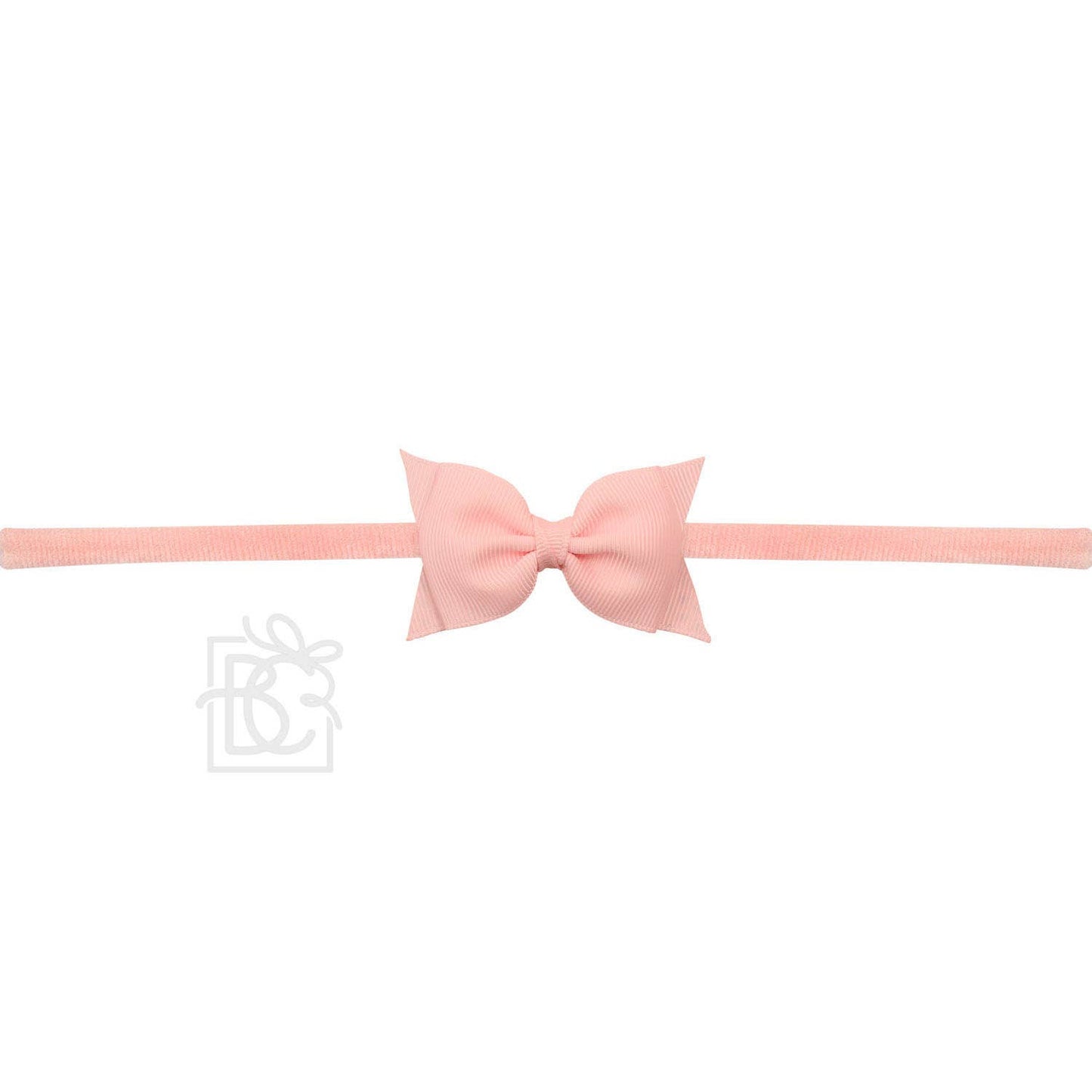 1/4" PANTYHOSE HEADBAND W/ 2.5" FLAT SOPHIA BOW