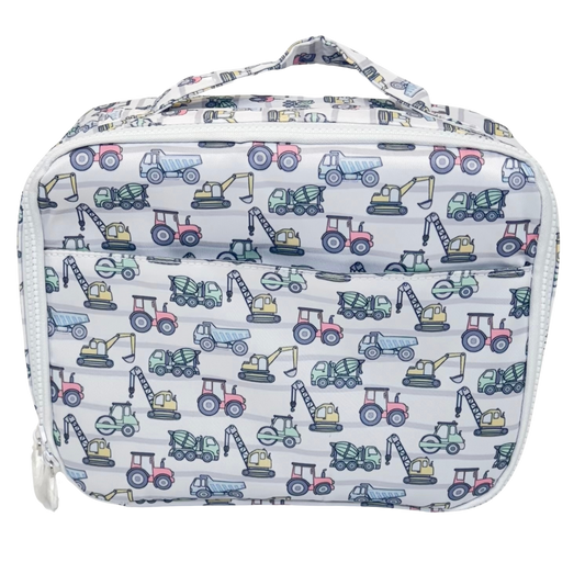 Construction Trucks Nylon Lunchbox