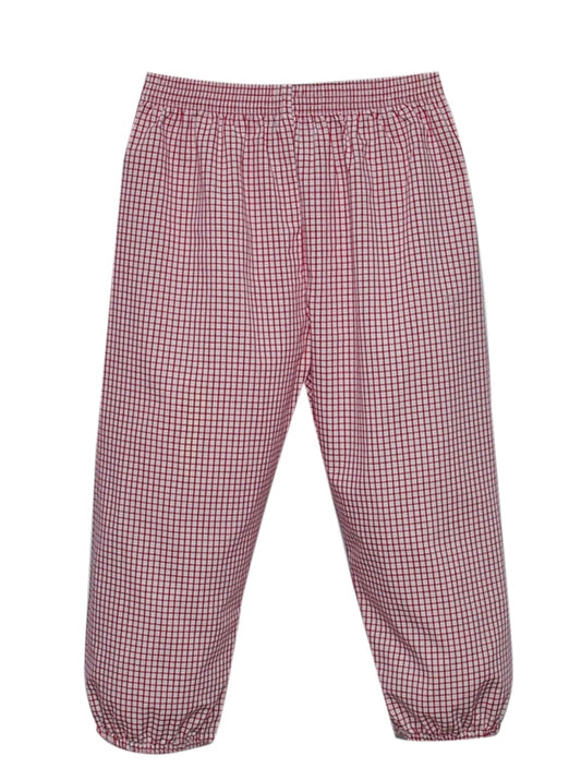 Red Check Logan Pant