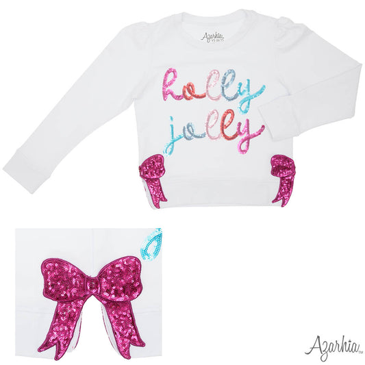 Sequin Holly Jolly Sweatshirt