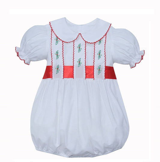 Christmas Hollies Girl Bubble