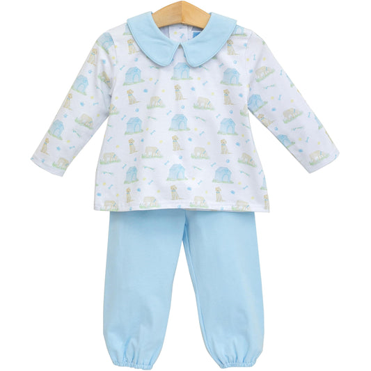 Puppy Pals Boy Bloomer Pant Set