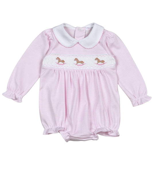 Pink Rocking Horse Pima Bubble