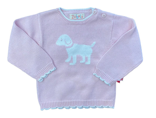 Girls Dog Sweater