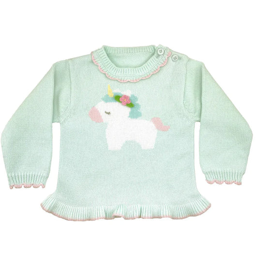 Unicorn Ruffle Sweater