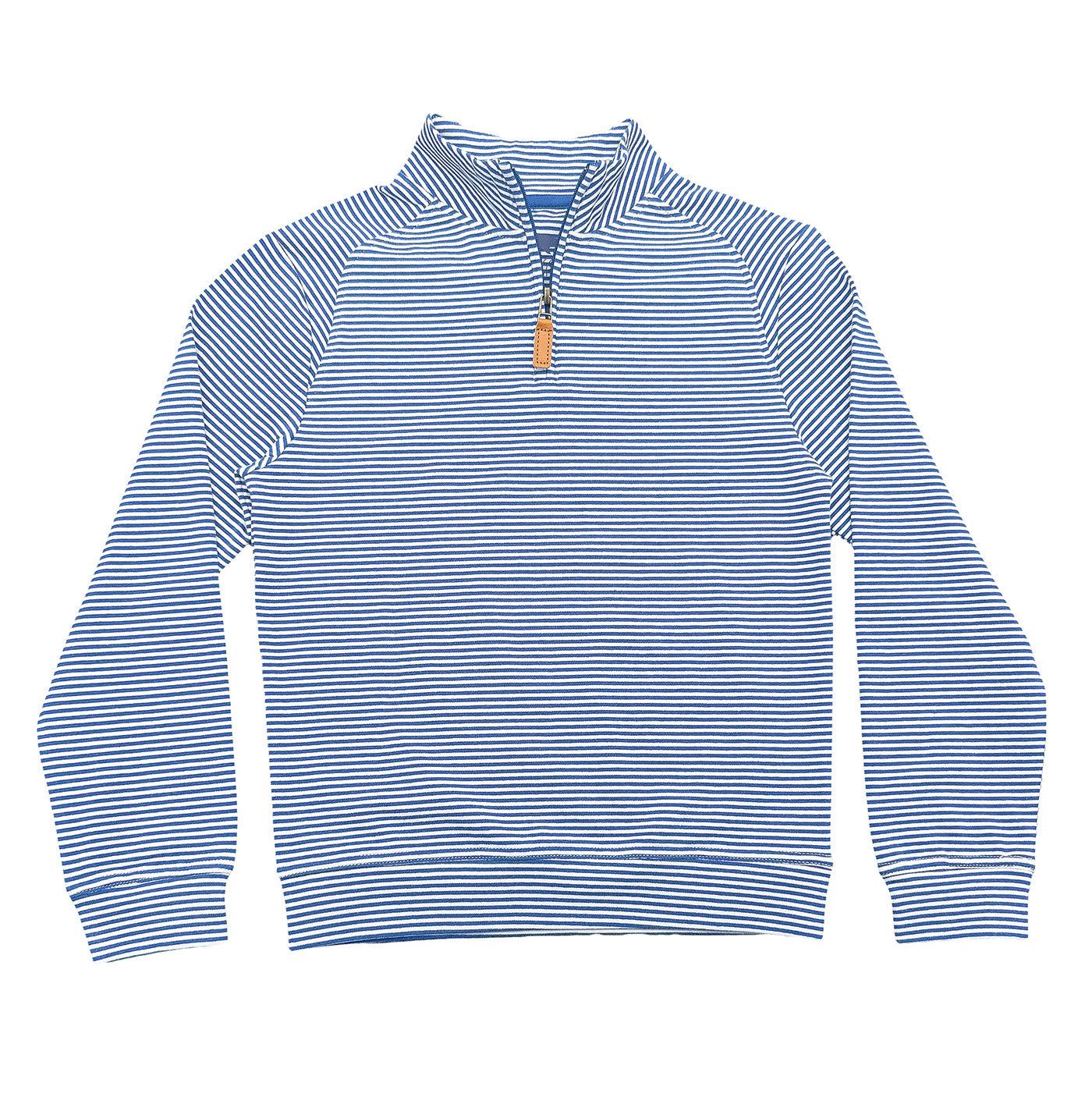 Collins Quarter Zip- Blue Stripe